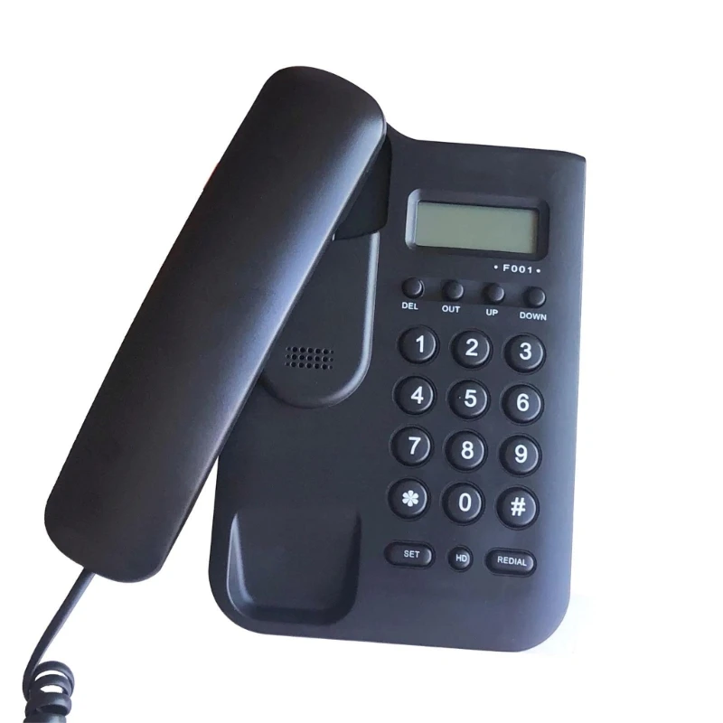 Basic Landline Telephone with Mute/Redial/ Handsfree Calls Function for Business Dropship