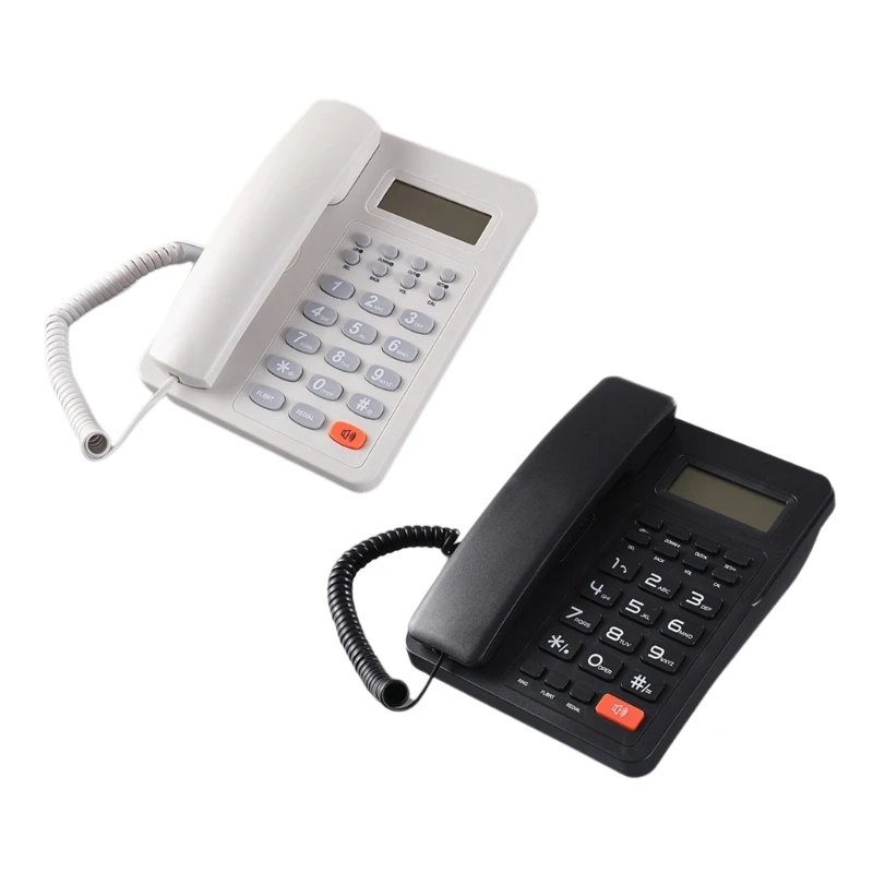 Corded Telephone Landline Telephone Big Button Landline Phones with Caller Dropship