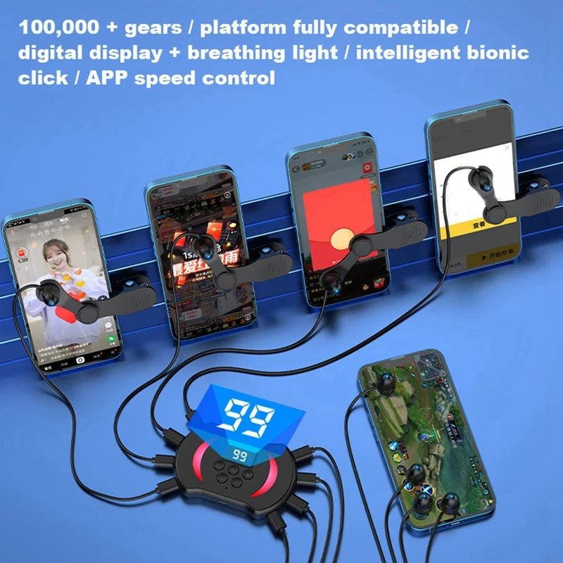 App Control Bluetooth Mobile Phone Screen Auto Clicker Simulation Finger Clicker Screen Auto Clicker Presser