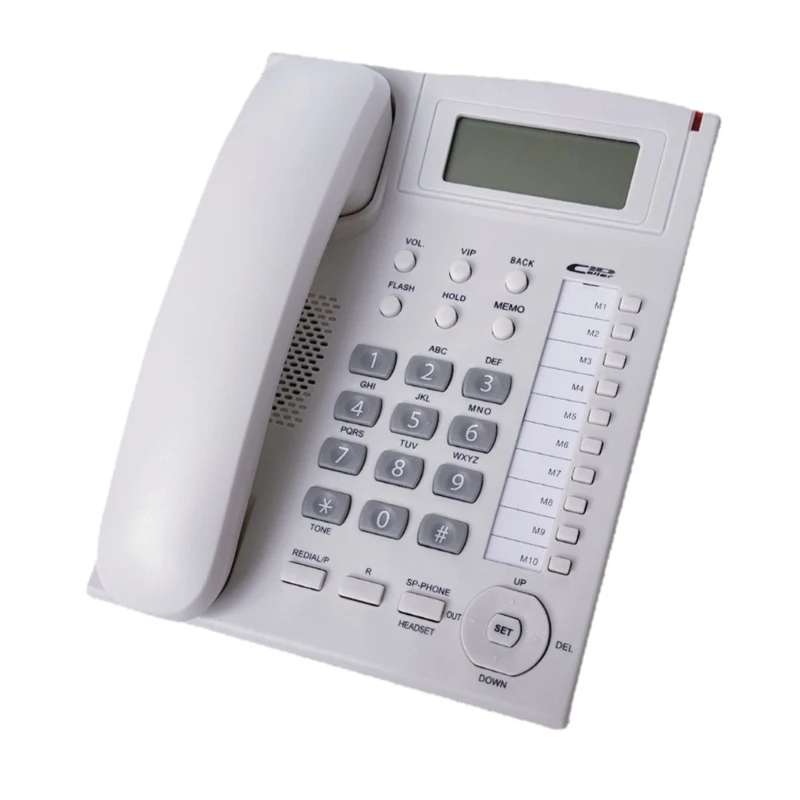 Fixed Telephone Home Corded Landline Corded Desk Phone Caller Wire Telephone Dropship