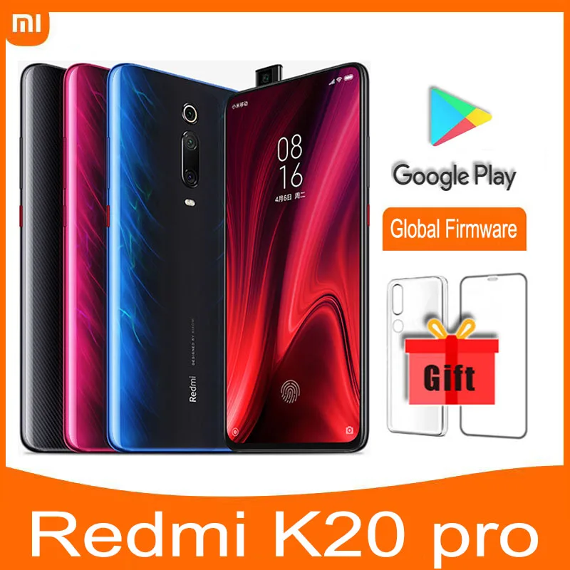 smartphone Global rom Xiaomi Redmi K20 pro/9T pro celular Qualcomm Snapdragon 855 6.39inchs 48MP 20MP 2340x1080 Android