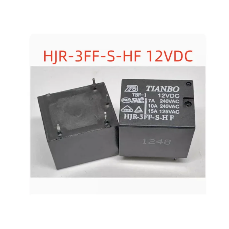 100% Original New HJR-3FF-S-H HJR-3FF-S-H-24VDC HJR-3FF-S-H-24V HJR-3FF-S-H-DC24V 10A 4PINS 5V 12V 24VDC Power Relay