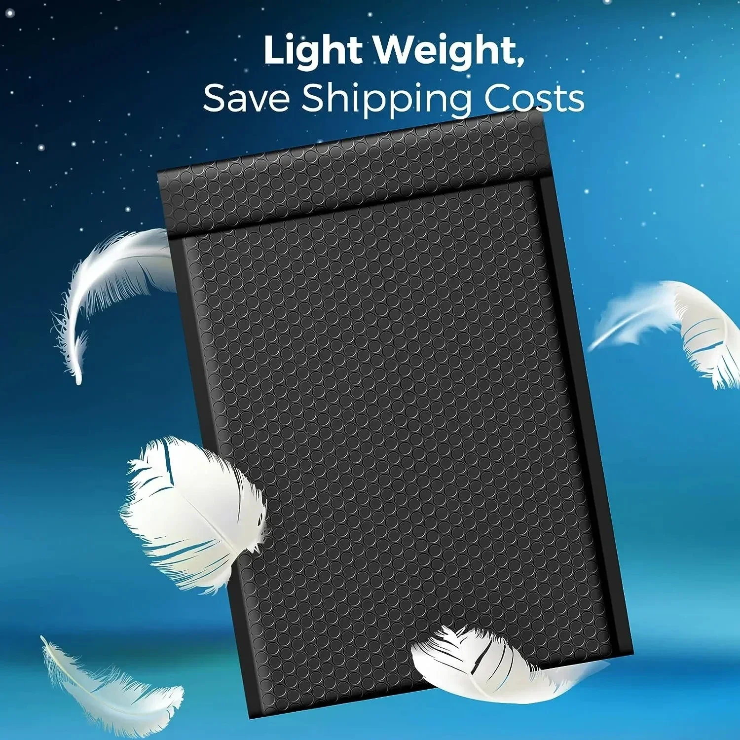 Mailing Poly Shipping 100 Black Mailer for Padded Packaging Padding Envelopes Self Bubble Seal Pcs Bag