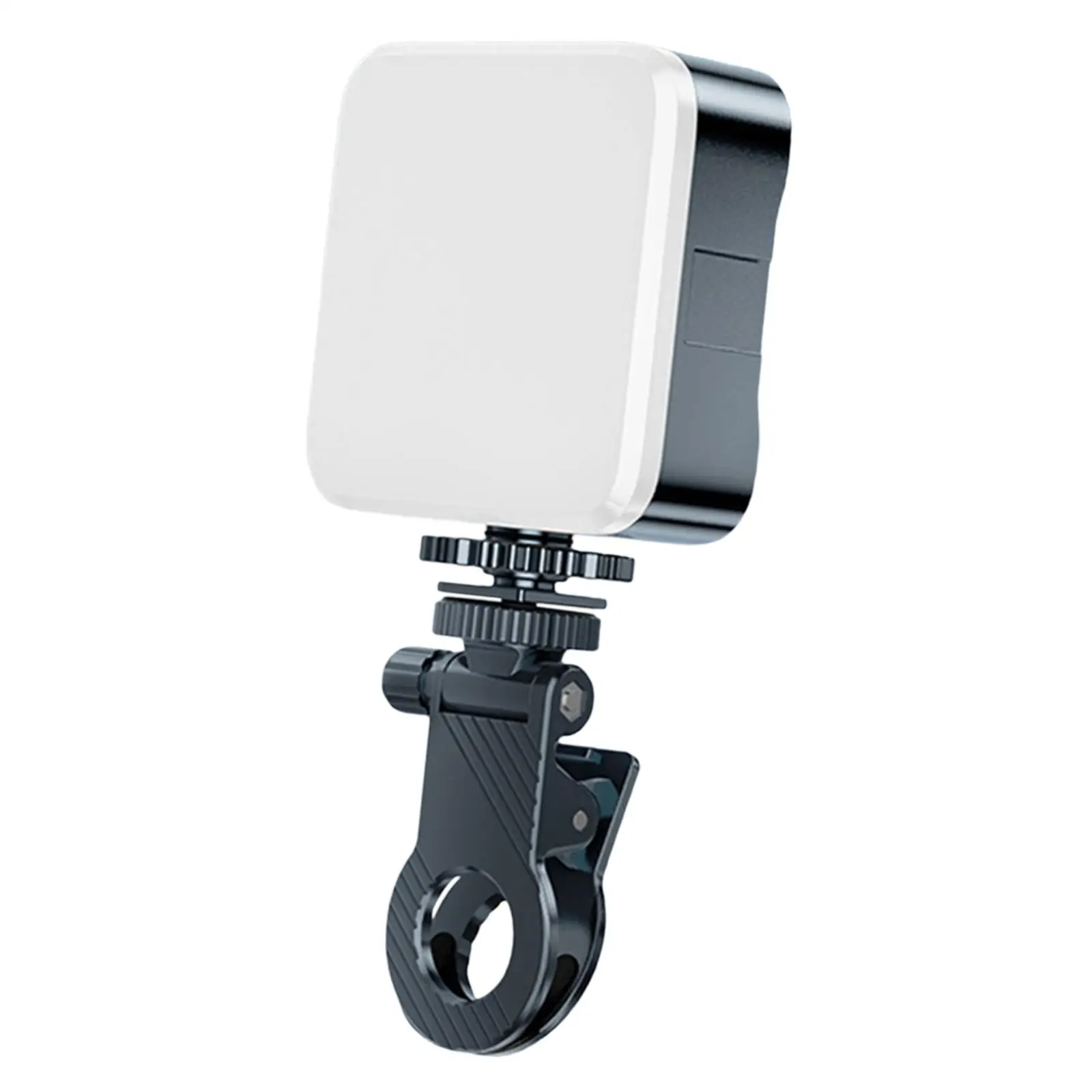 Portable Selfie Light Soft Light Effect Camera Lighting Compact with Bracket for Phone Outdoor Online Meeting Live Stream Videos