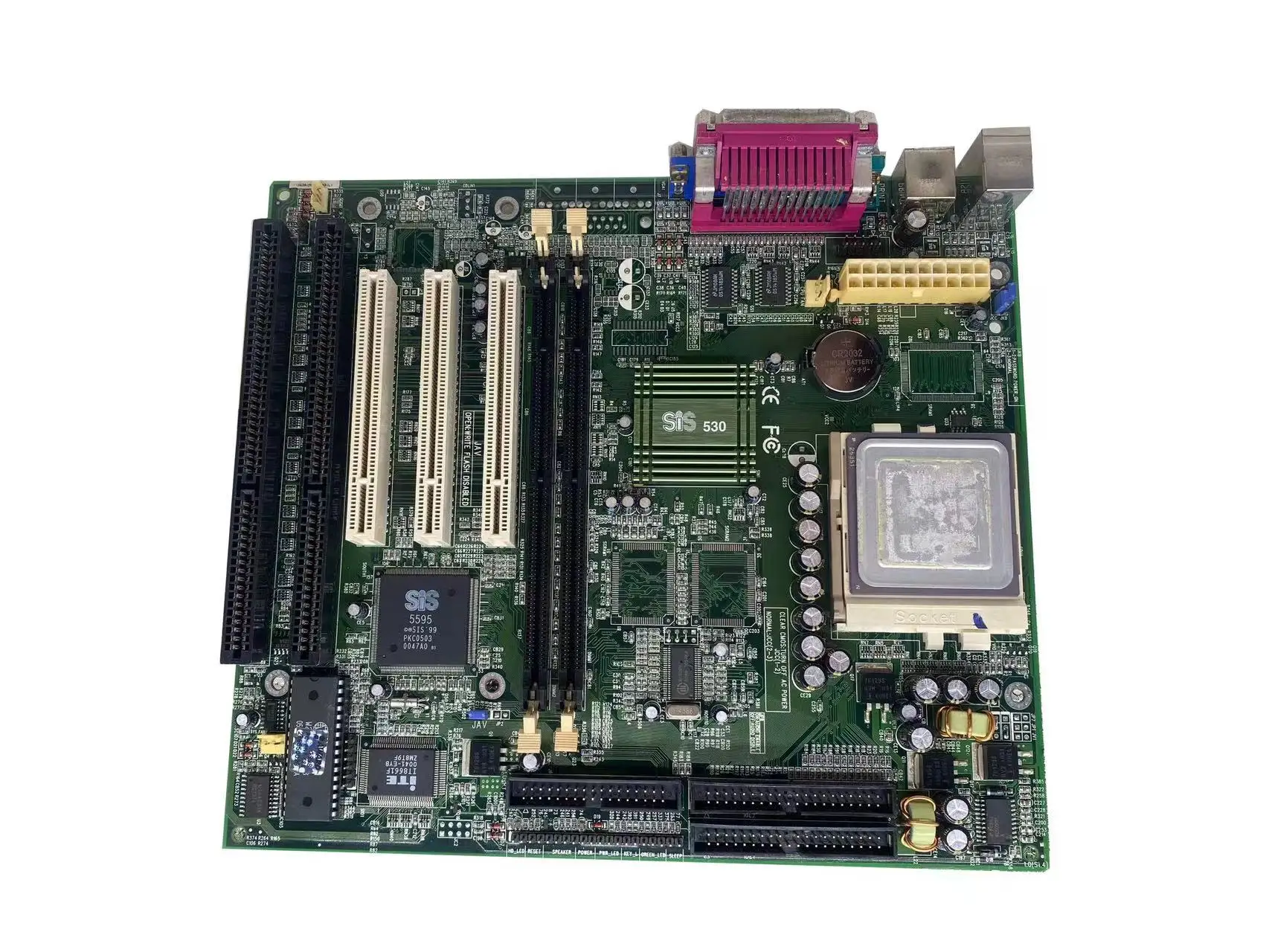 New SIS530 motherboard with 2 ISA slots for industrial equipment