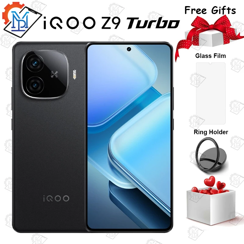 2024 Original Vivo IQOO Z9 Turbo 5G Mobile Phone 6.78" 144Hz Screen Snapdragon 8s Gen 3 Camera 50MP Battery 6000mAh Smartph