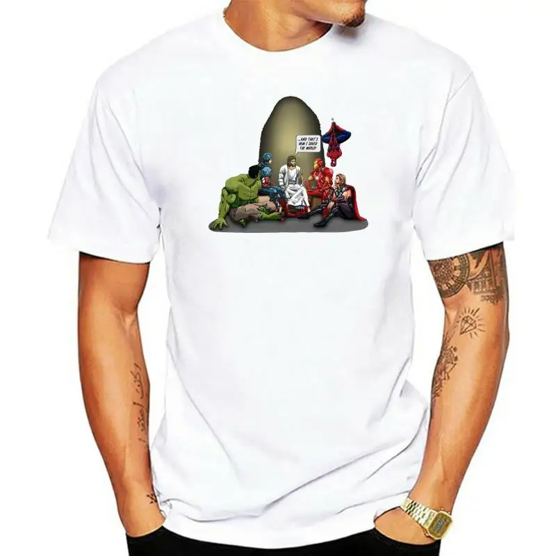And That How I Saved The World Jesus Men T Shirt Hipster Camiseta 4XL 5XL 6XL O-neck Cotton Short Sleeve Custom Clothes