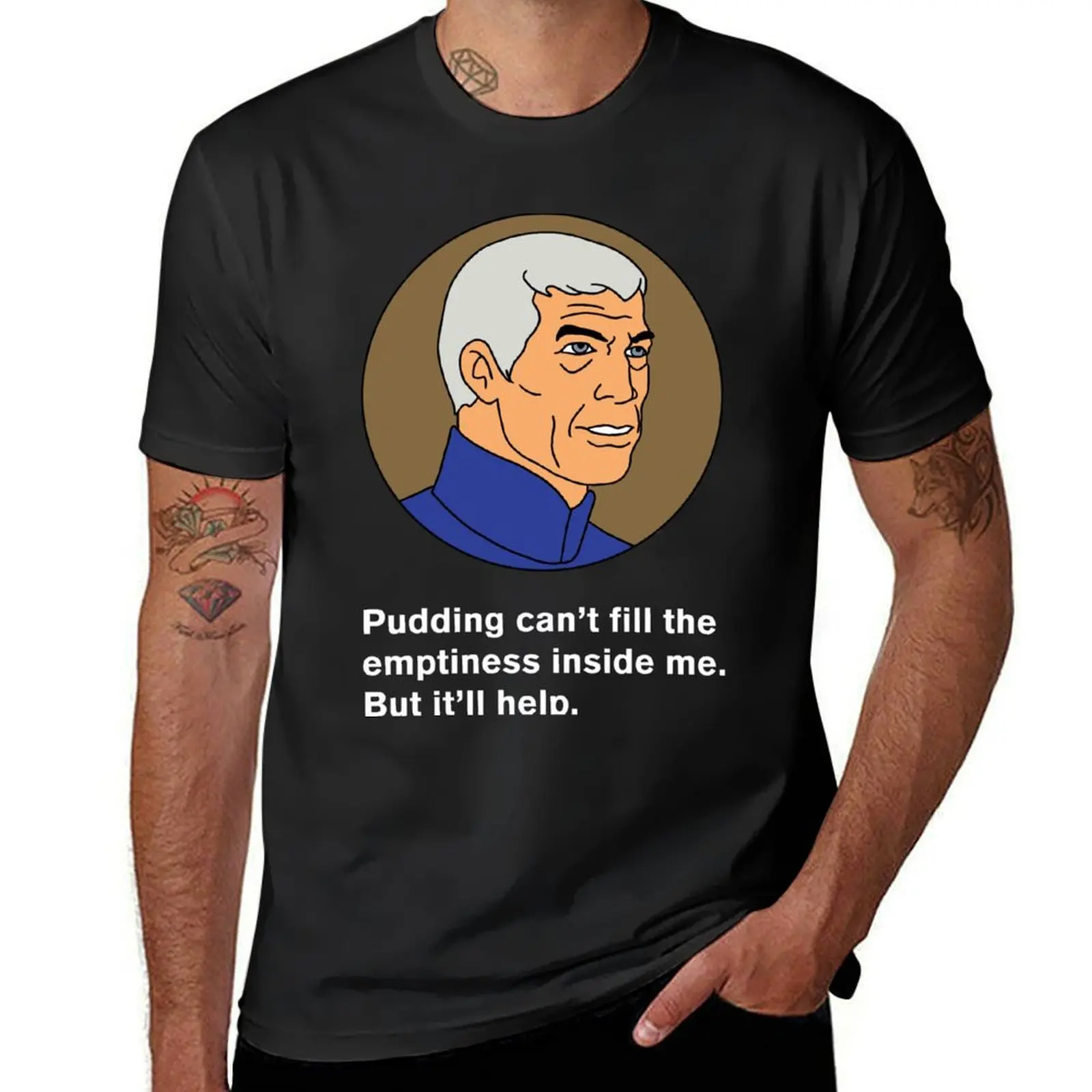 Sealab 2021 Pudding II T-Shirt vintage clothes quick-drying heavyweights cute tops men graphic t shirts