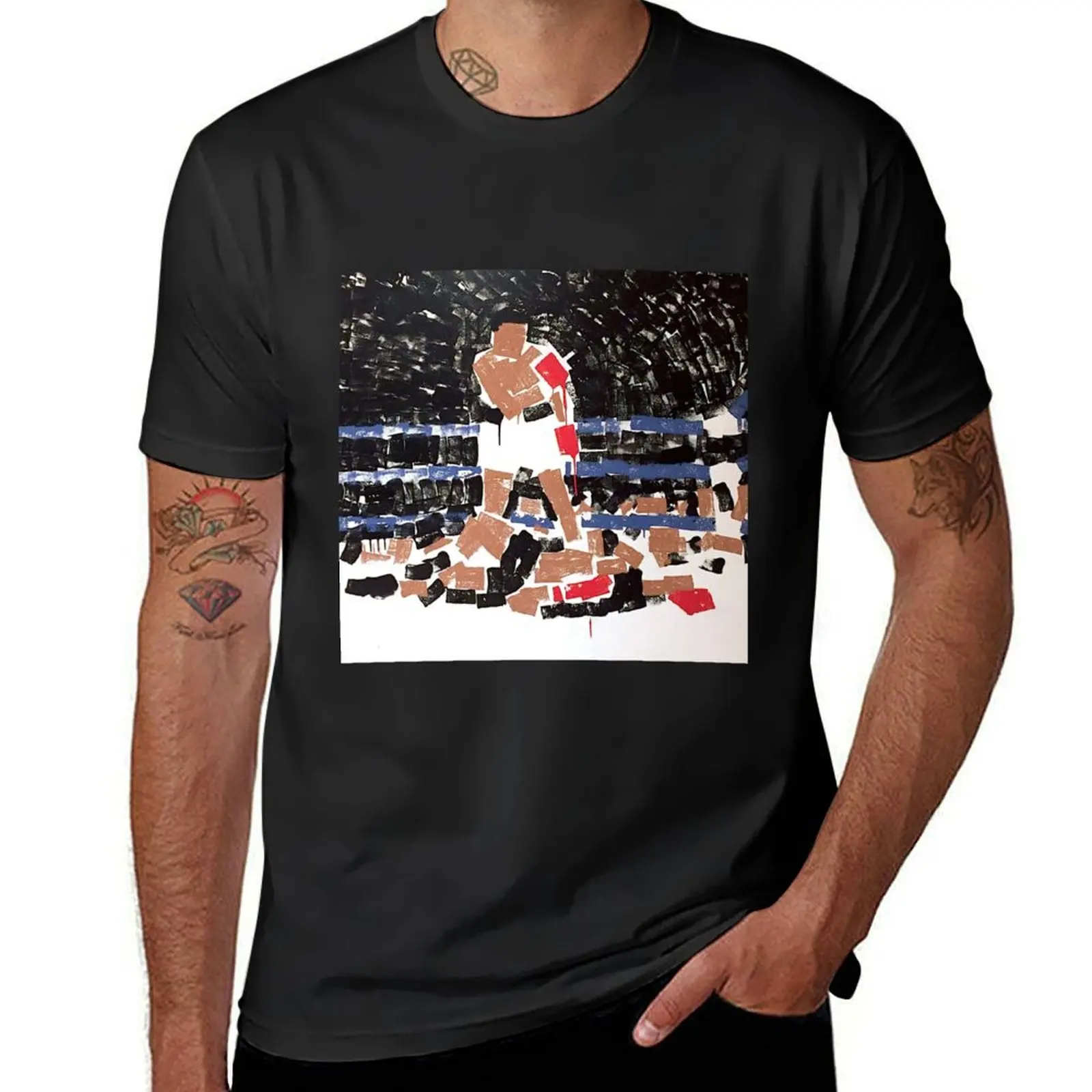Muhammed Ali Knockout T-Shirt summer tops plus sizes kawaii clothes fruit of the loom mens t shirts