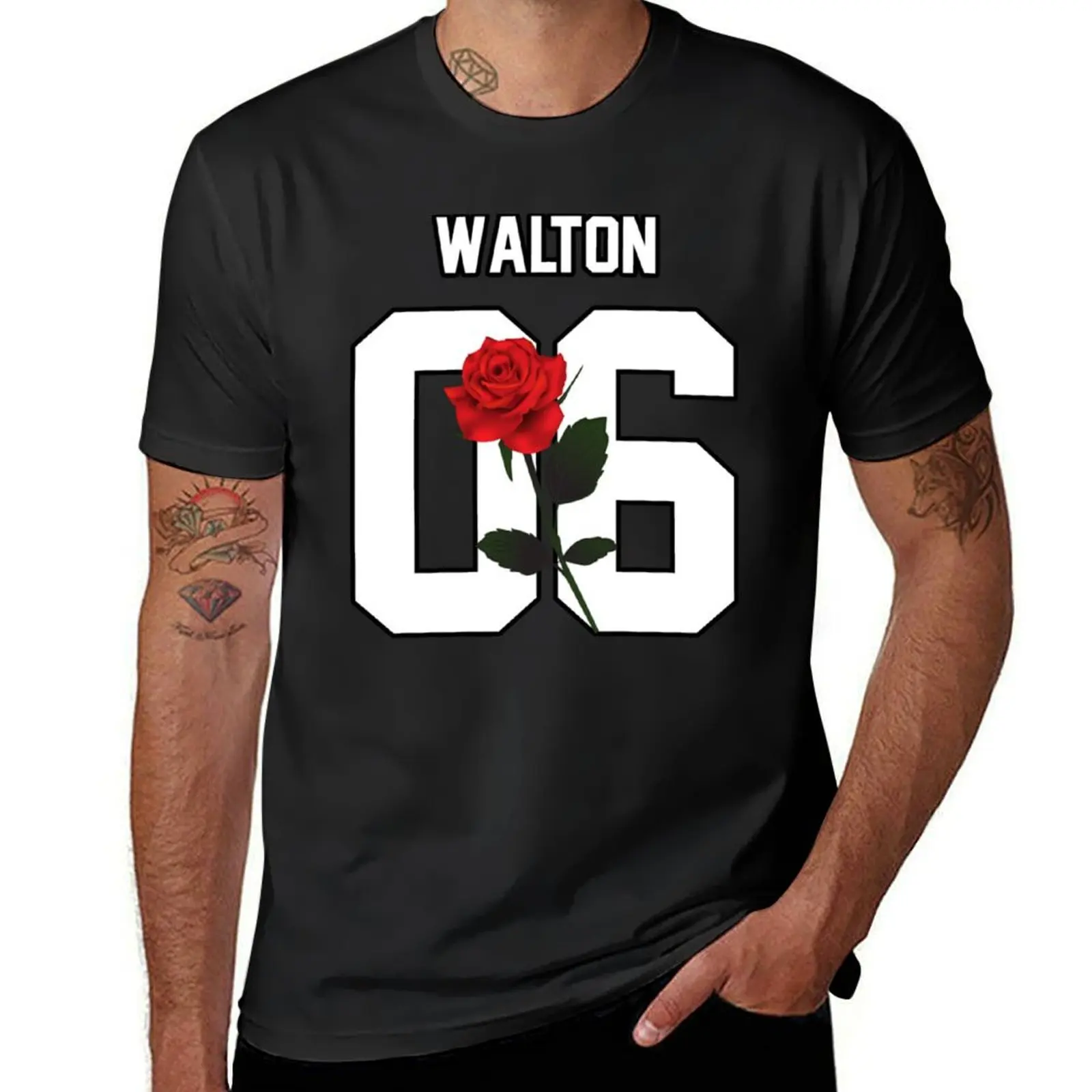 Javon Walton - Rose T-Shirt korean fashion Short sleeve tee sublime mens t shirts casual stylish