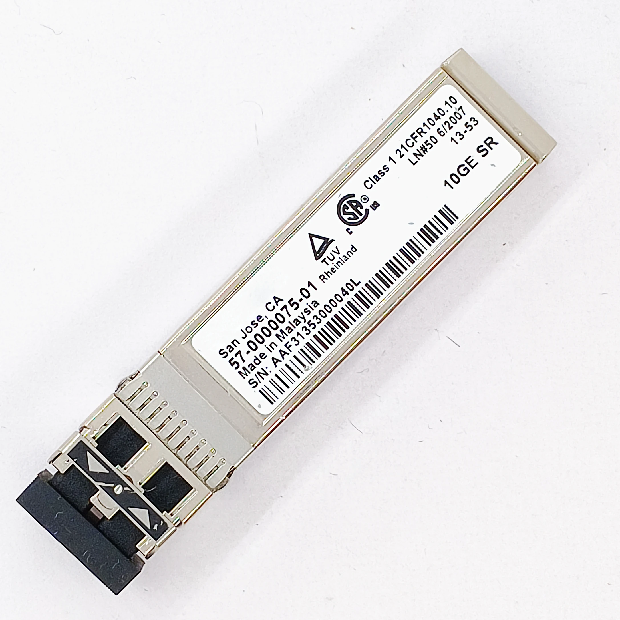 Genuine For Brocade 57-0000075-01 10GE SR SFP+ 850nm 300m Duplex LC Refurbished Optical Module