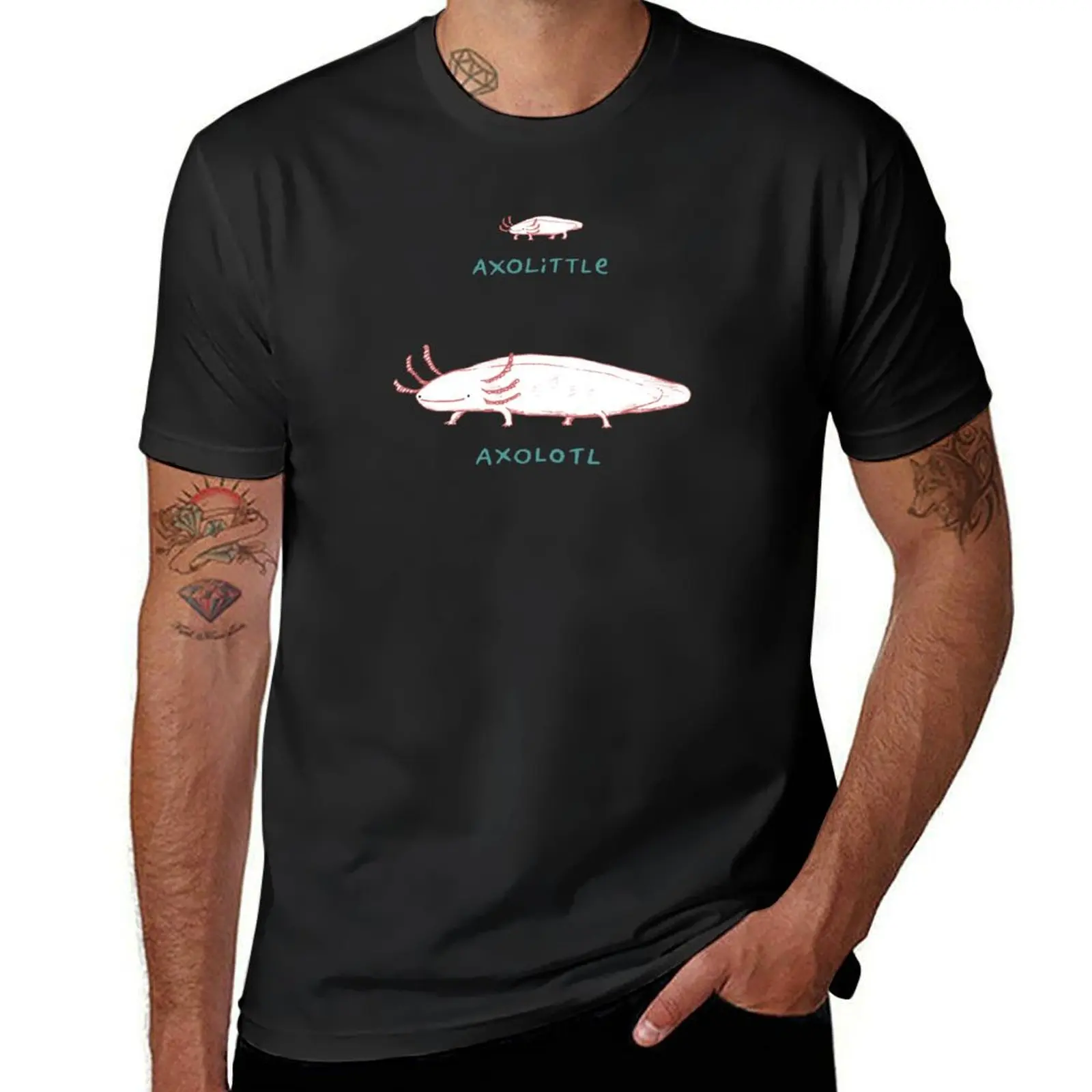 Axolittle Axolotl T-Shirt anime aesthetic clothes quick-drying t shirts for men pack