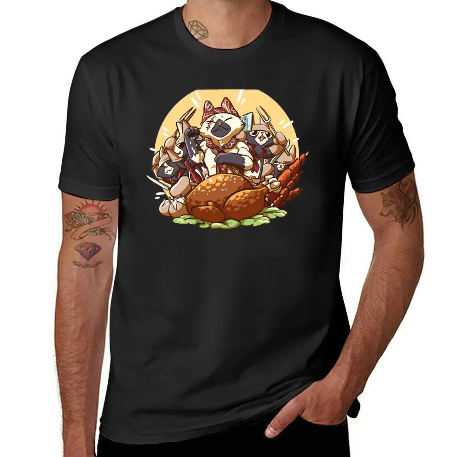 Meowscular Chef Bae T-Shirt korean fashion plus size tops kawaii clothes men t shirt