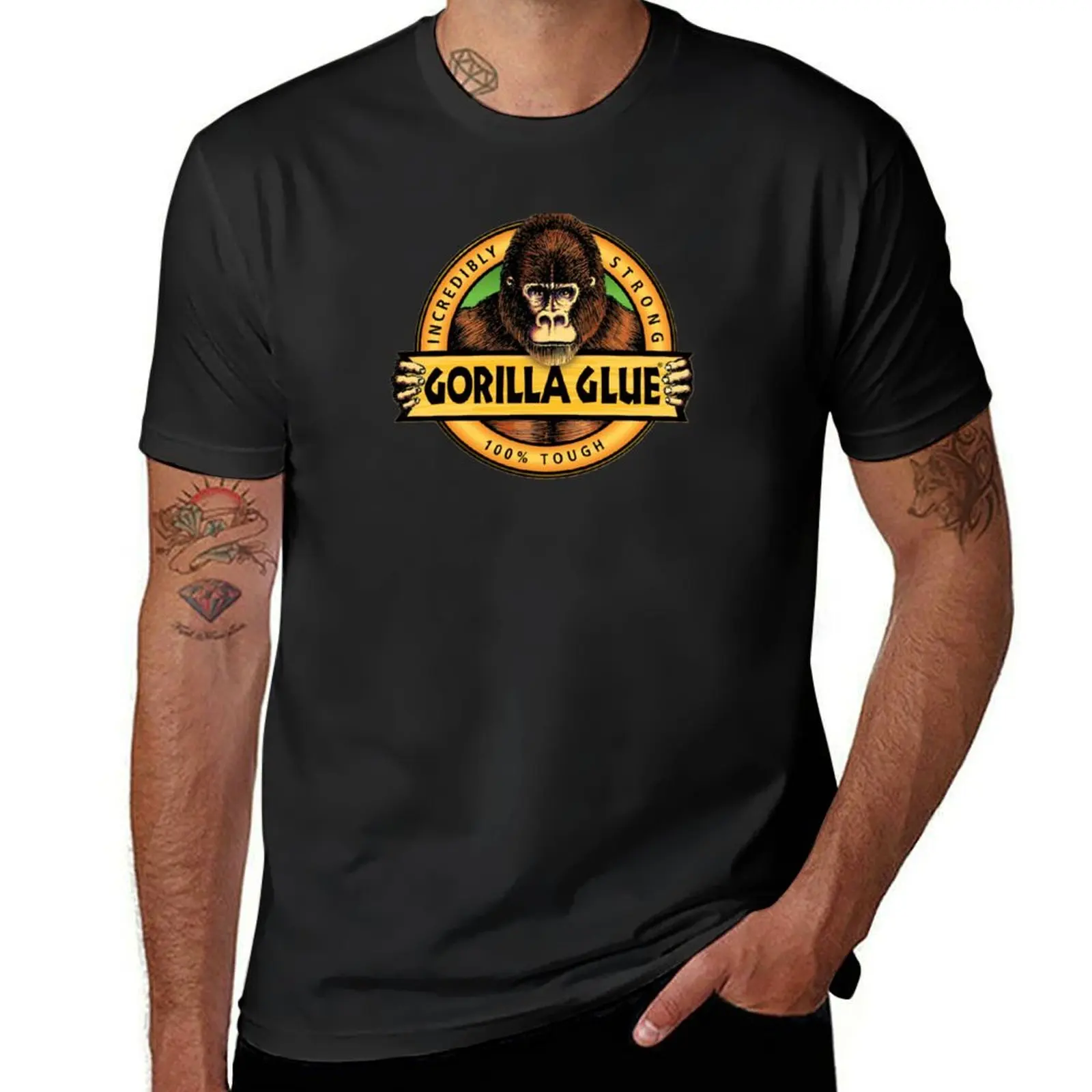 Gorilla Glue Logo T-Shirt blanks boys animal print tees anime t shirts men