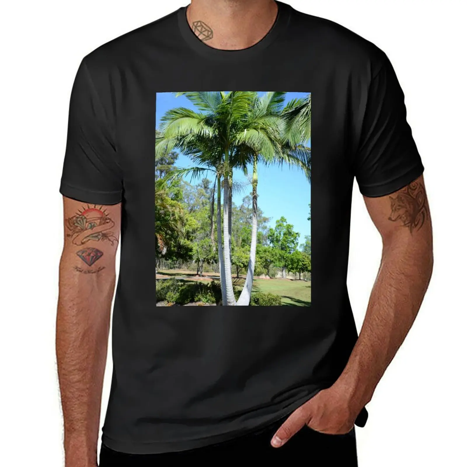 Palm tree garden T-Shirt vintage clothes hippie clothes graphics mens clothes