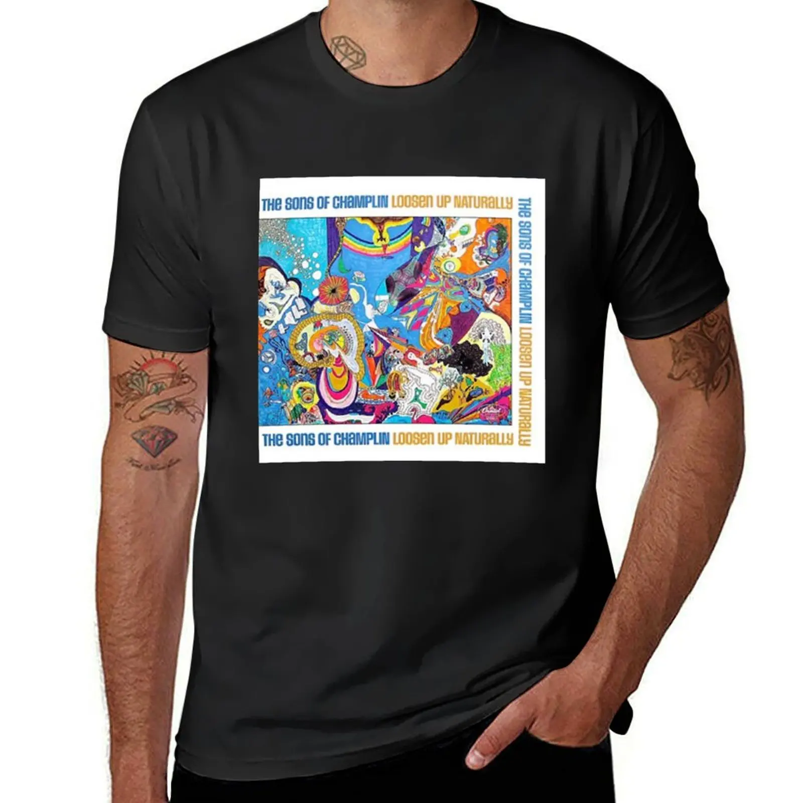 The Sons Of Champlin Loosen Up Naturally T-Shirt for a boy boys whites anime clothes summer top designer t shirt men