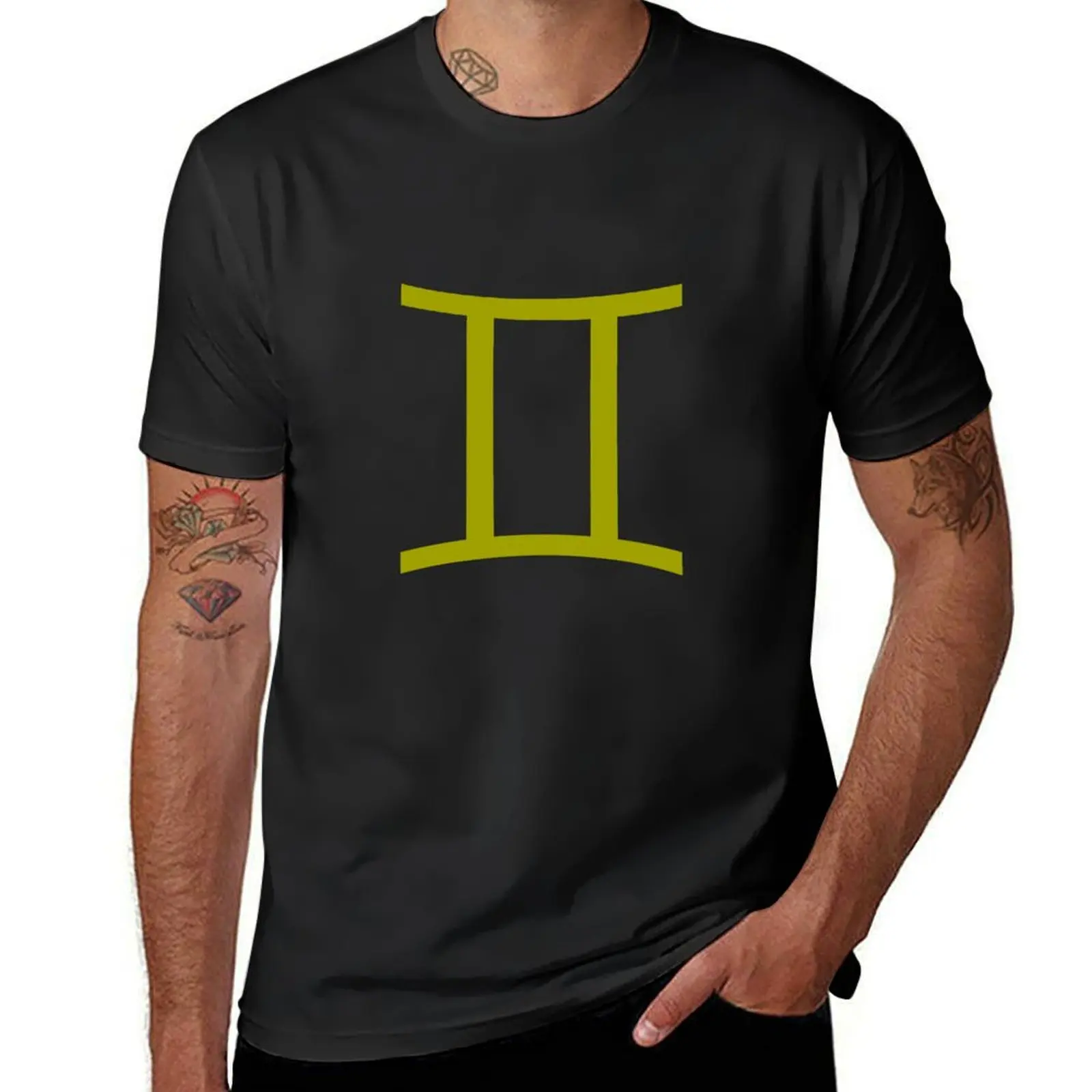 Gemini Sign T-Shirt anime customs design your own t shirt men