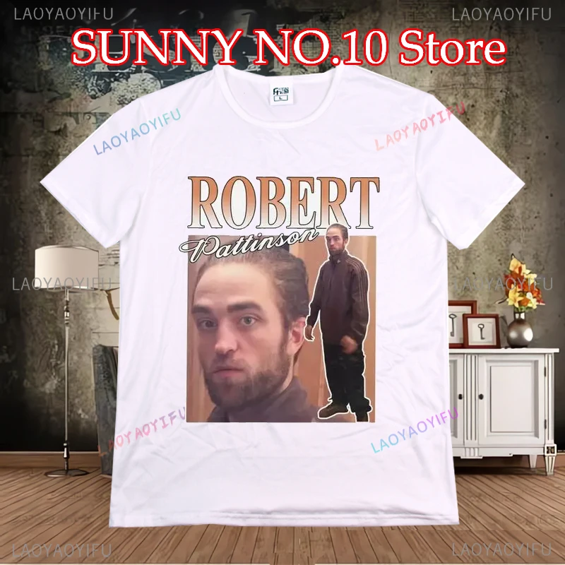 New Robert Pattinson T-shirt Twilight City Legendary Street Clothing Men's and Women's Extra Large T-shirt