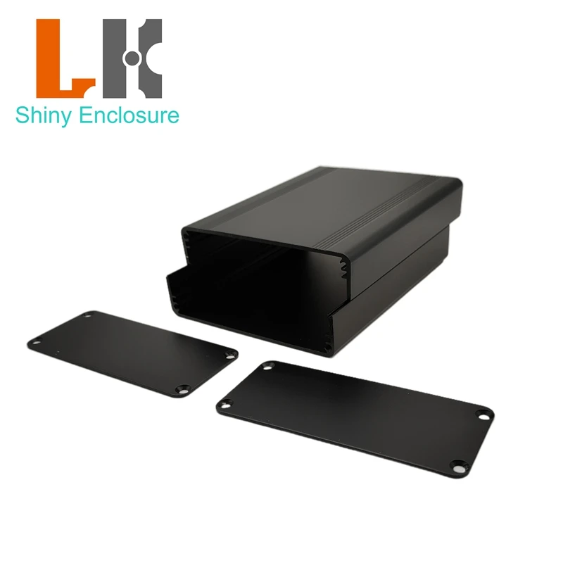 38x88x120mm Hot Selling Diy Extruded Aluminium Alloy Junction Instrument Enclosure Circuit Board Aluminum Project Box LK-ALS18