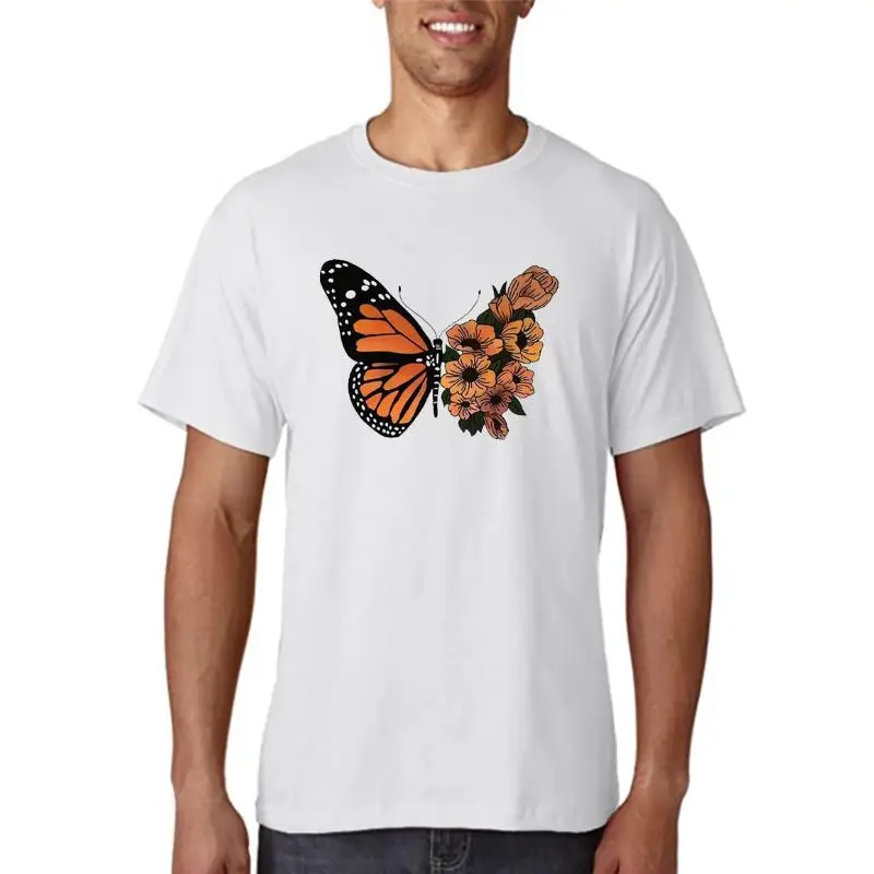 Women Cute Short Sleeve Butterfly Floral 90s Fashion Cartoon Summer Lady Print Tee Graphic T Top Female Tshirts Clothes T-Shirt