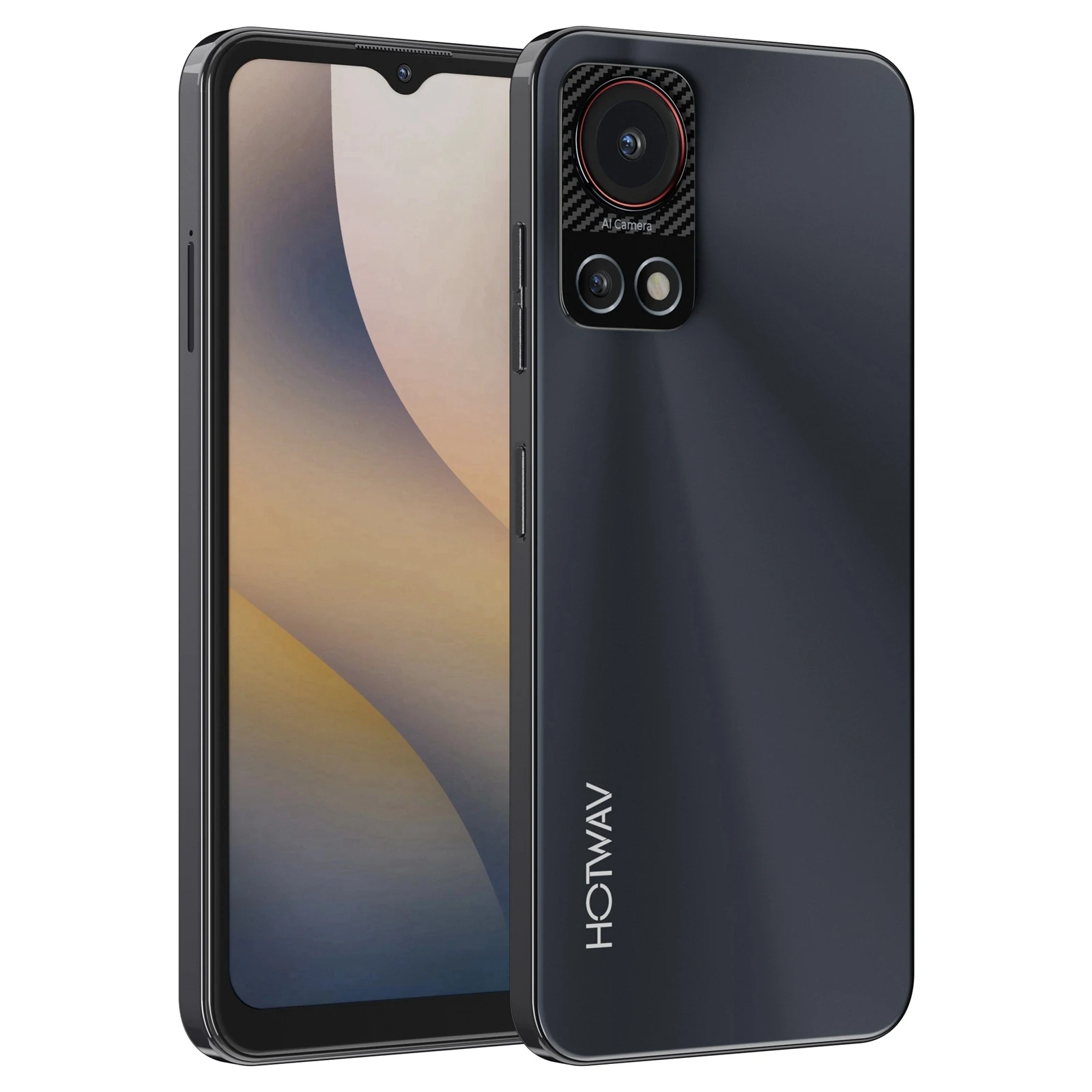 HOTWAV Note 13 Smartphone 6.6'' HD+ 90Hz Display 8(4+4)GB+128GB T606 Octa-Core 50MP Camera 5160mAh NFC 4G Android 13 C