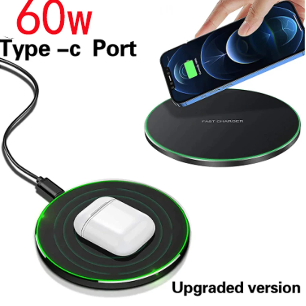 30w Wireless Charger Stand for Google Pixel 7 Ulefone Armor 11 5G Blackview BV9500 Pro Google iPhone 14 13 12 SamsunFast Charger
