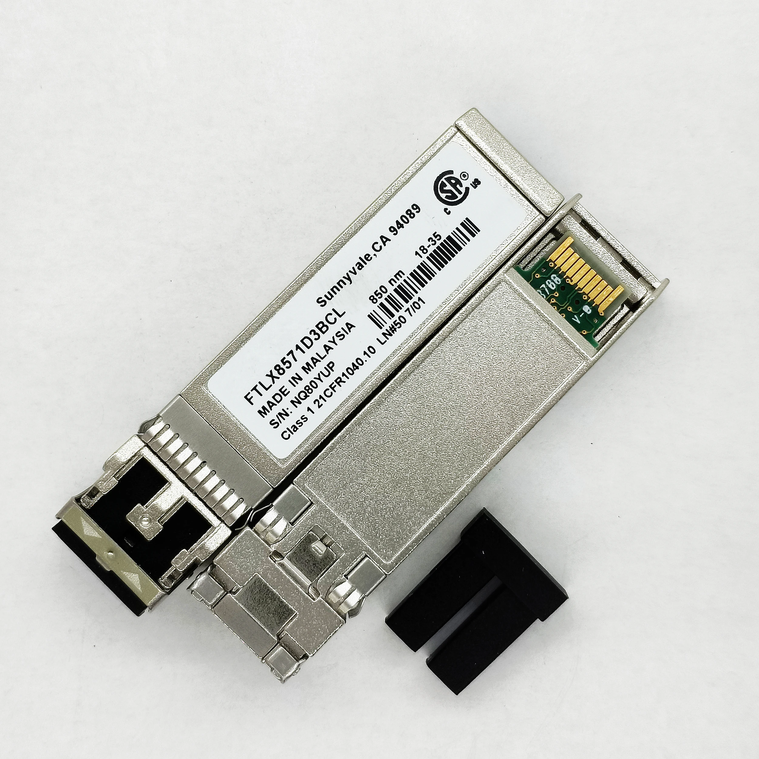 SFP 10G SR Pre-owned FTLX8571D3BCL 10GBase-SR/SW Transceiver, Compatible for Cisco, Huawei etc