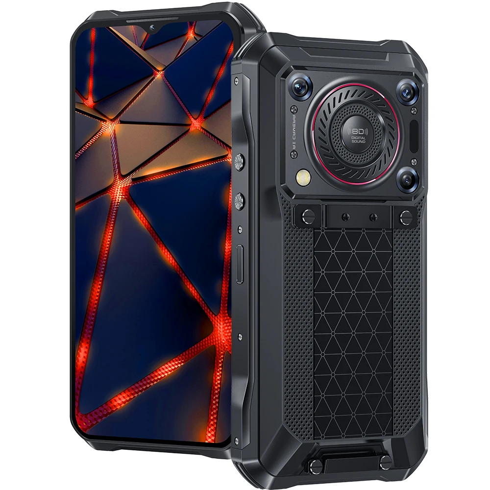 Oukitel WP33 Pro 5G Rugged Smartphone, 22000mAh Battery, 8GB + 256GB Phone, 64MP Camera, 33W Fast Charge, 6.6 "FHD + Cell P