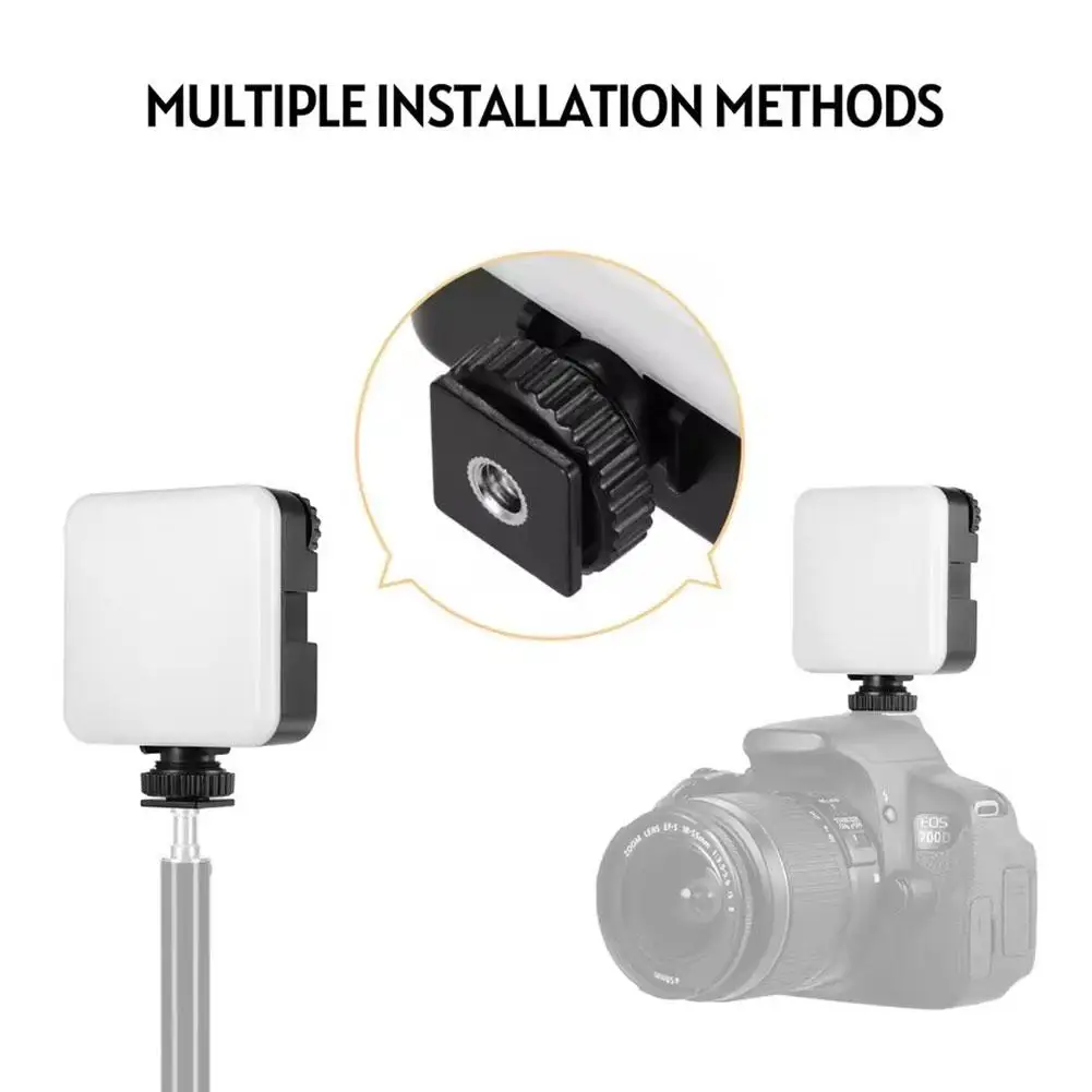 Mobile Phone Fill Light Mini Portable Pocket Light Photography Portable Adjustable Led Live Camera Atmosphere Beauty Mobile Z0x6