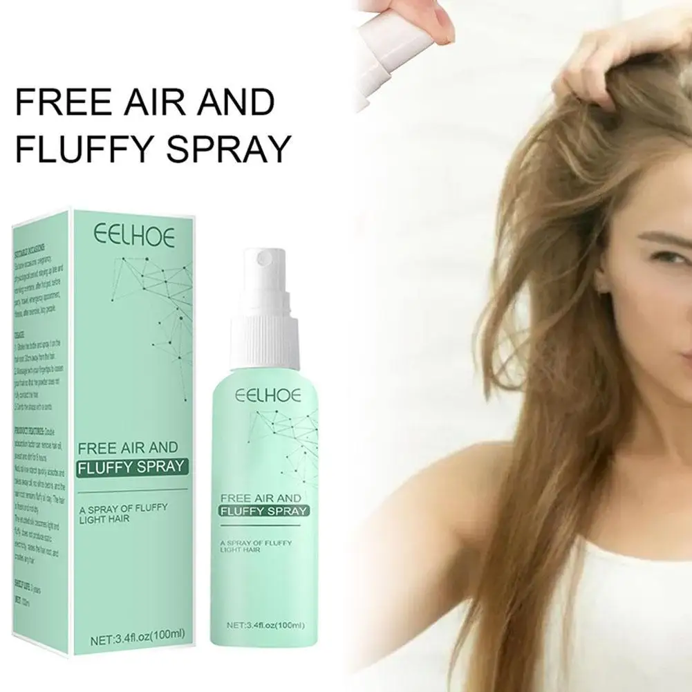 Leave-in Dry Hair Spray Fluffy Hair Volume Refreshing Air-feeling Hair No-wash Dry Hair Spray Shampoo Dating Essential 100ml