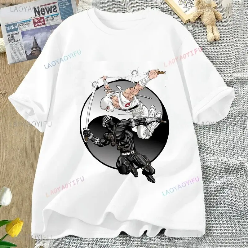 Anime Gijoe Print T Shirt for Men Gi Joe Snake Baroness Box Art Dreadnoks GI T- Unisex Classic Streetwear
