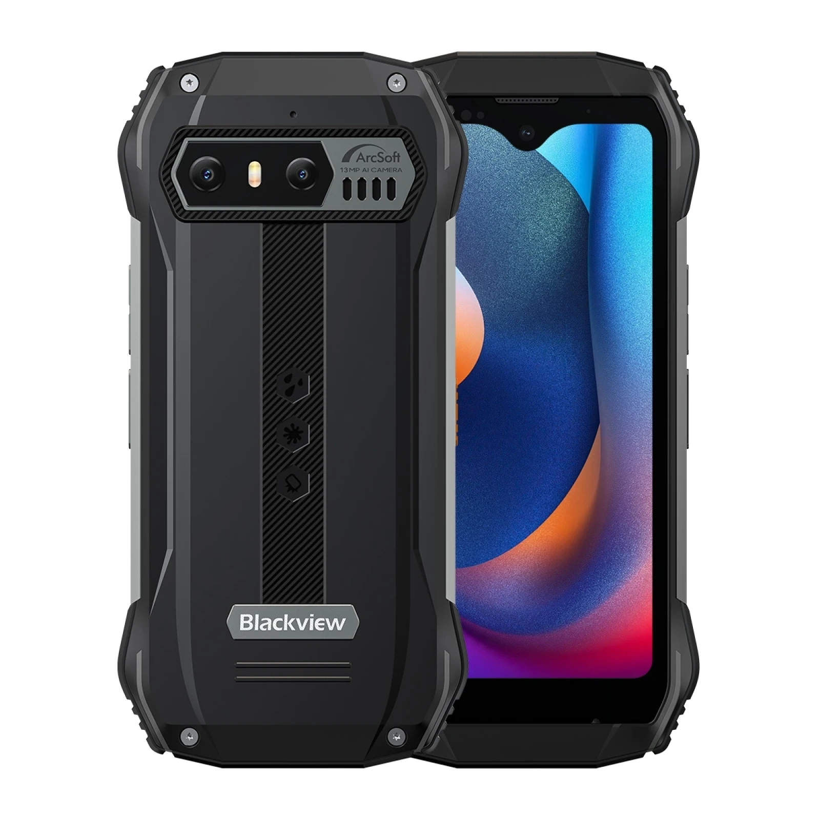 Blackview N6000SE Rugged Smartphone 4.3'' Display MTK Octa Core 4GB 128GB 13MP Camera 3700mAh Android 13 Mobile Phone 