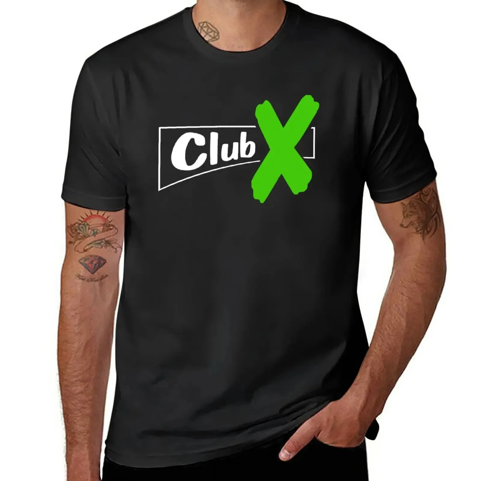 New Club X Hardcore T-Shirt anime clothes plus size t shirts custom t shirts big and tall t shirts for men