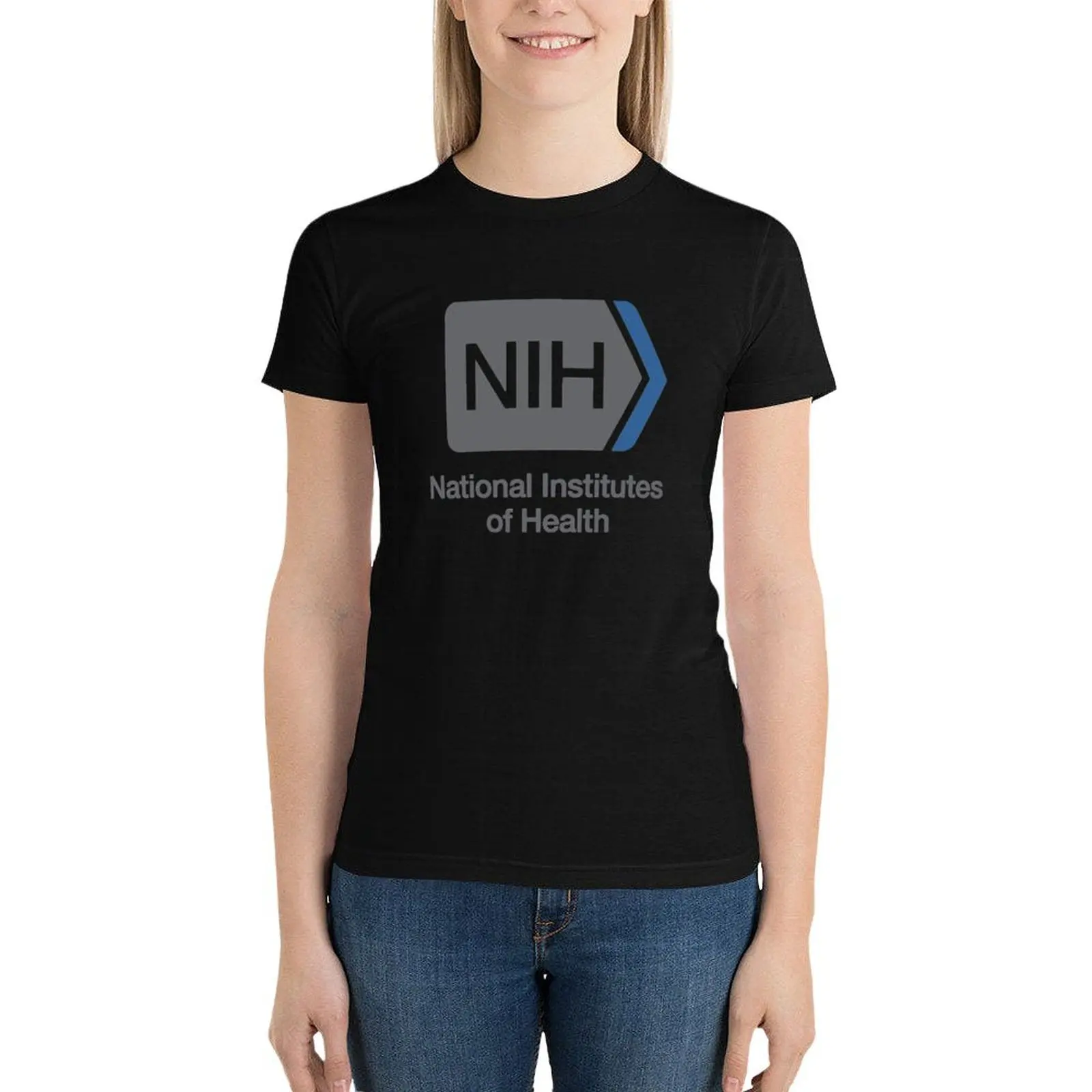 NIH National Institutes of Health T-Shirt kawaii clothes aesthetic clothes summer top korean fashion T-shirt Women