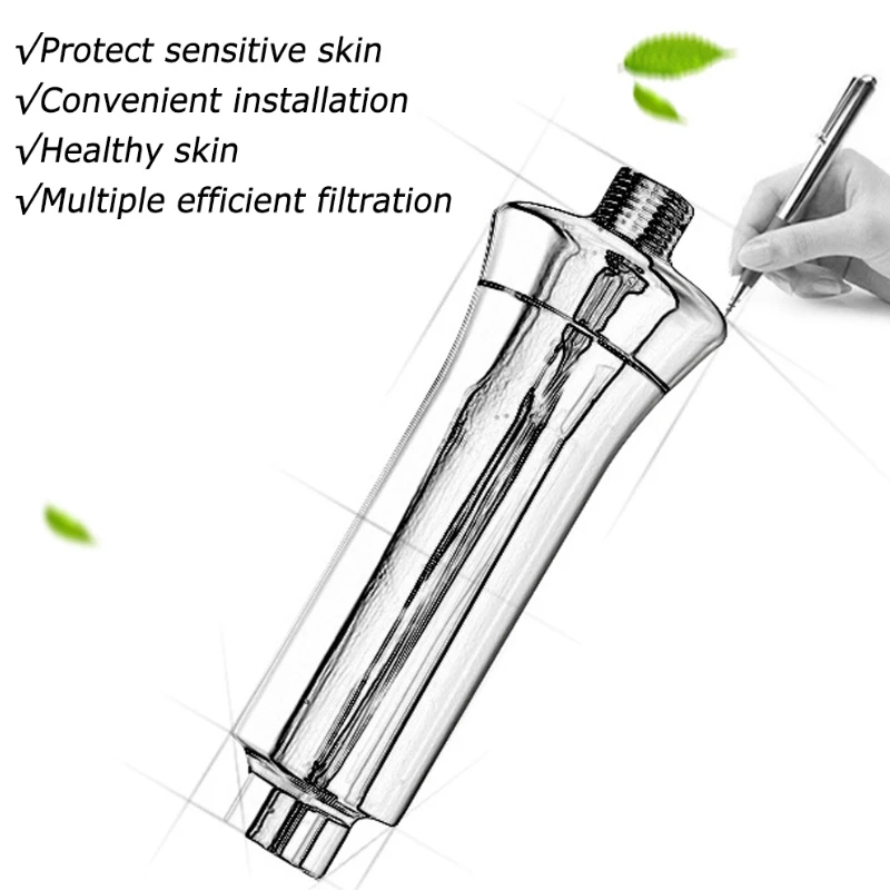 15 stage Home Water Purifier Chlorine Bathroom Shower Filter Activated Carbon Faucets Purification Eliminates Hard Water