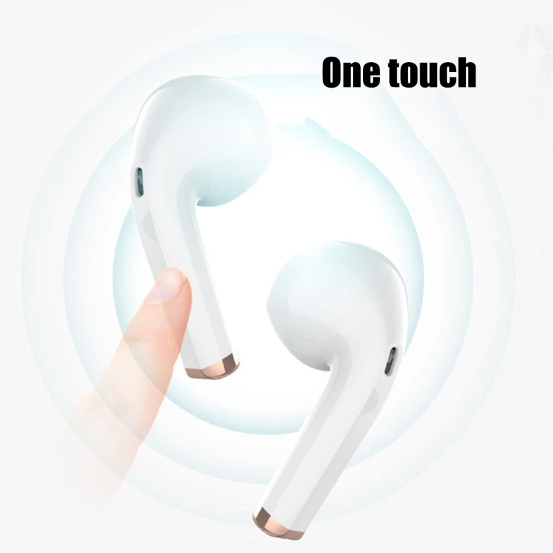 Wireless Earbud Bluetooth-compatible Headphones Stereo Earphones Noise Cancelling Earbud with Mic in-Ear Earbud
