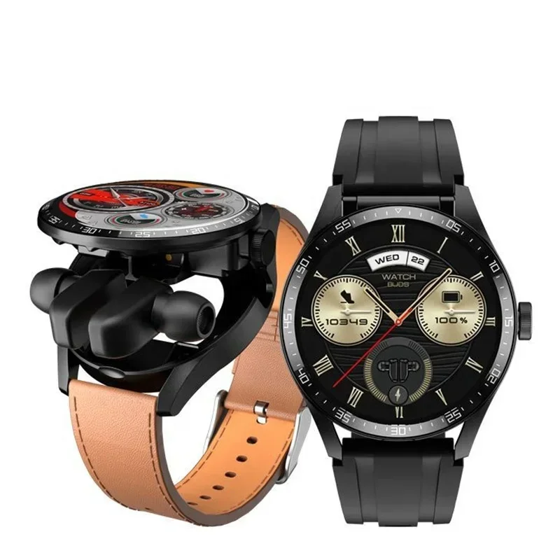 Smart Watch GT5 Buds TWS Wireless Bluetooth Headset 2-in-1 Earbuds Health Detection GT5buds Sports Smartwatch Headphone