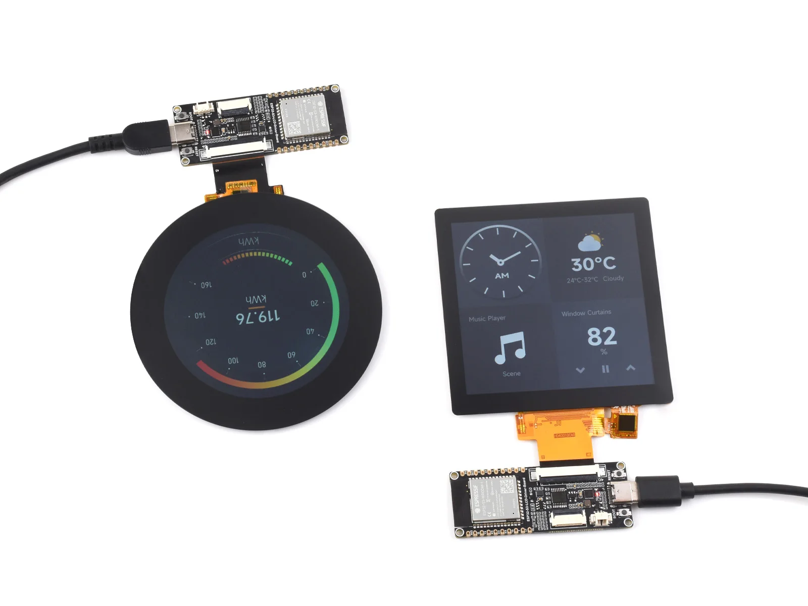 Waveshare ESP32-S3 RGB LCD Driver Board, 32-bit 240MHz LX7 Dual-Core Processor 8MB PSRAM Flash WiFi & Bluetooth with RGB Dis