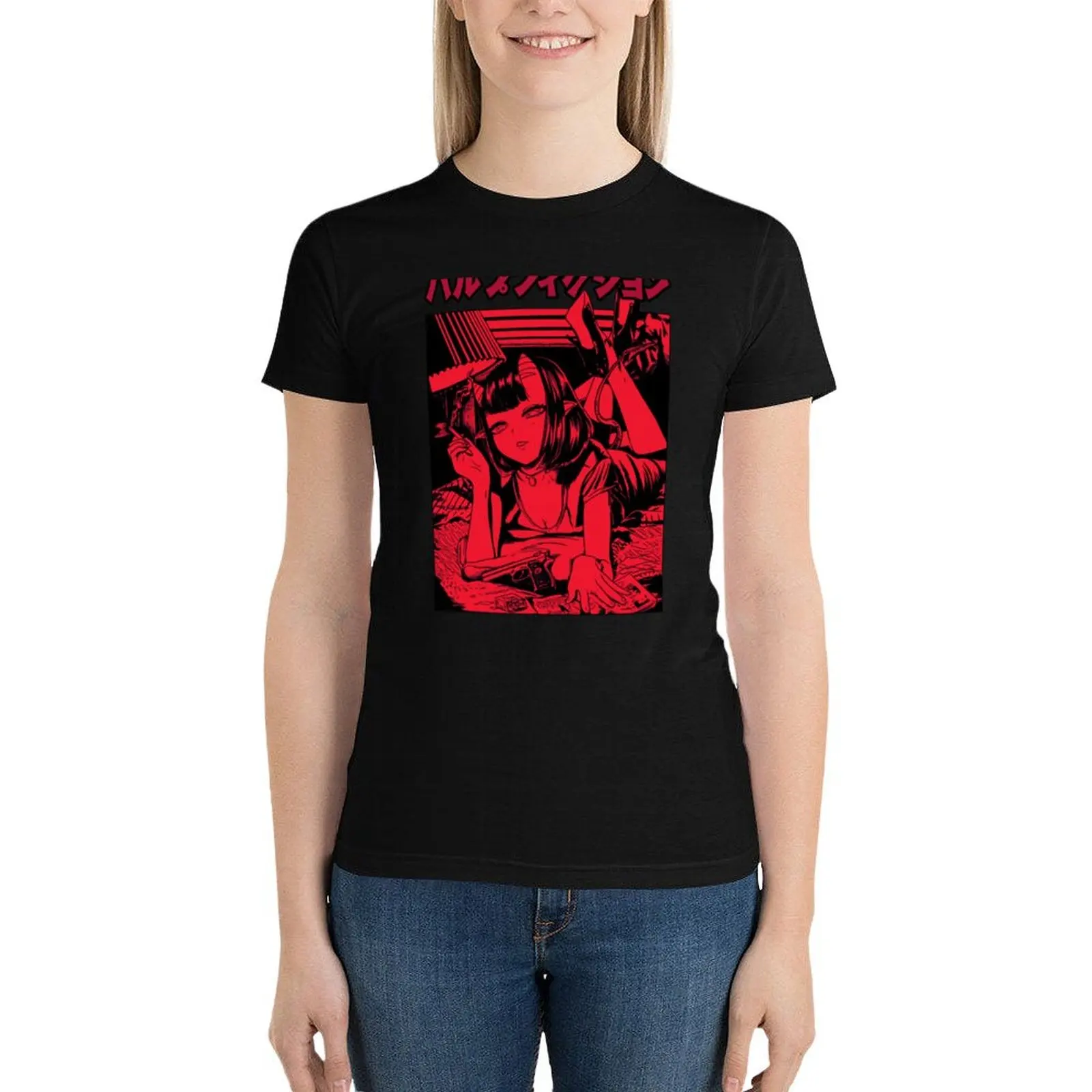 Meru The Succubus T-Shirt lady clothes korean fashion t-shirts for Women cotton