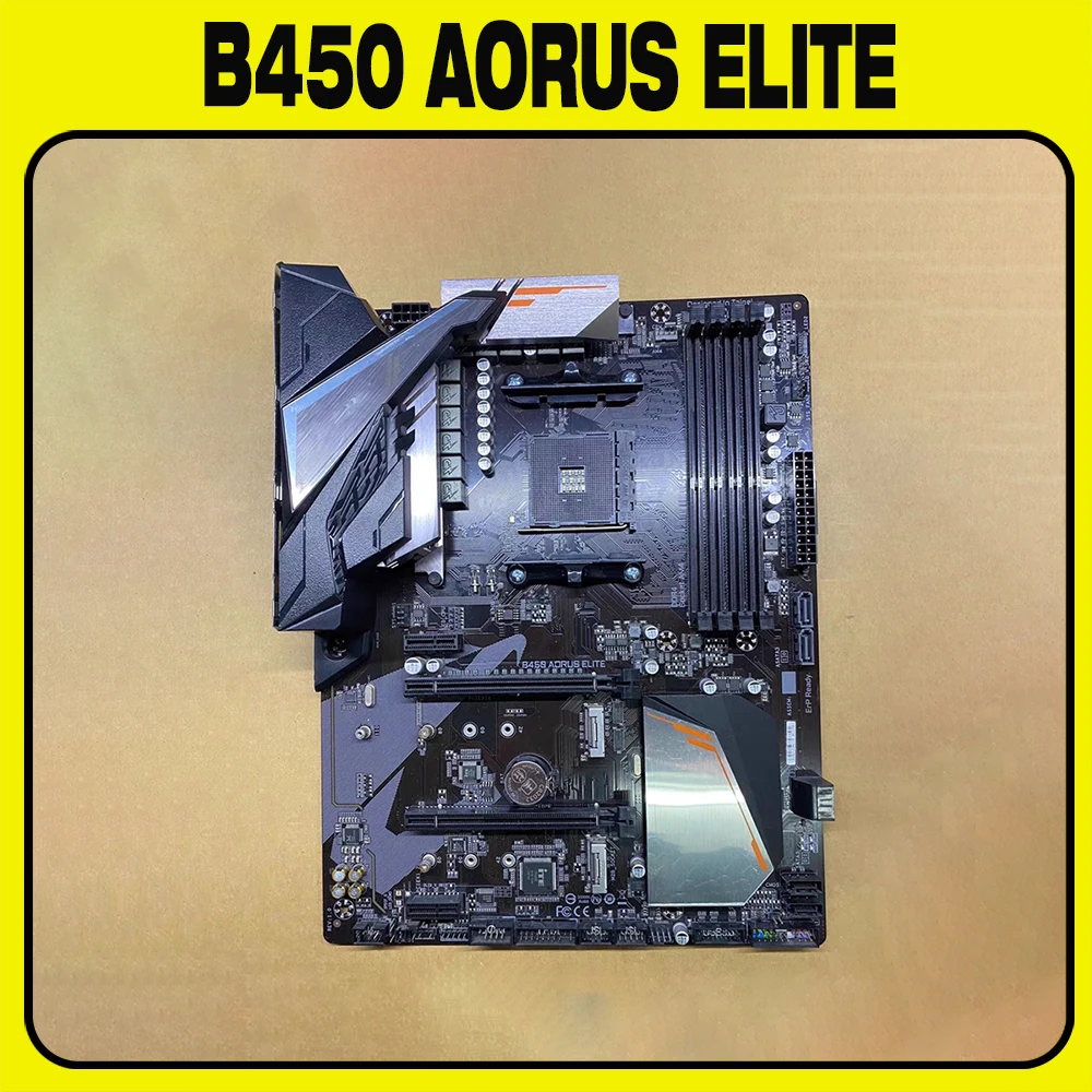 B450 AORUS ELITE ATX motherboard AMD B450 M.2 4×DDR4 DIMM 128GB M.2 RGB AM4
