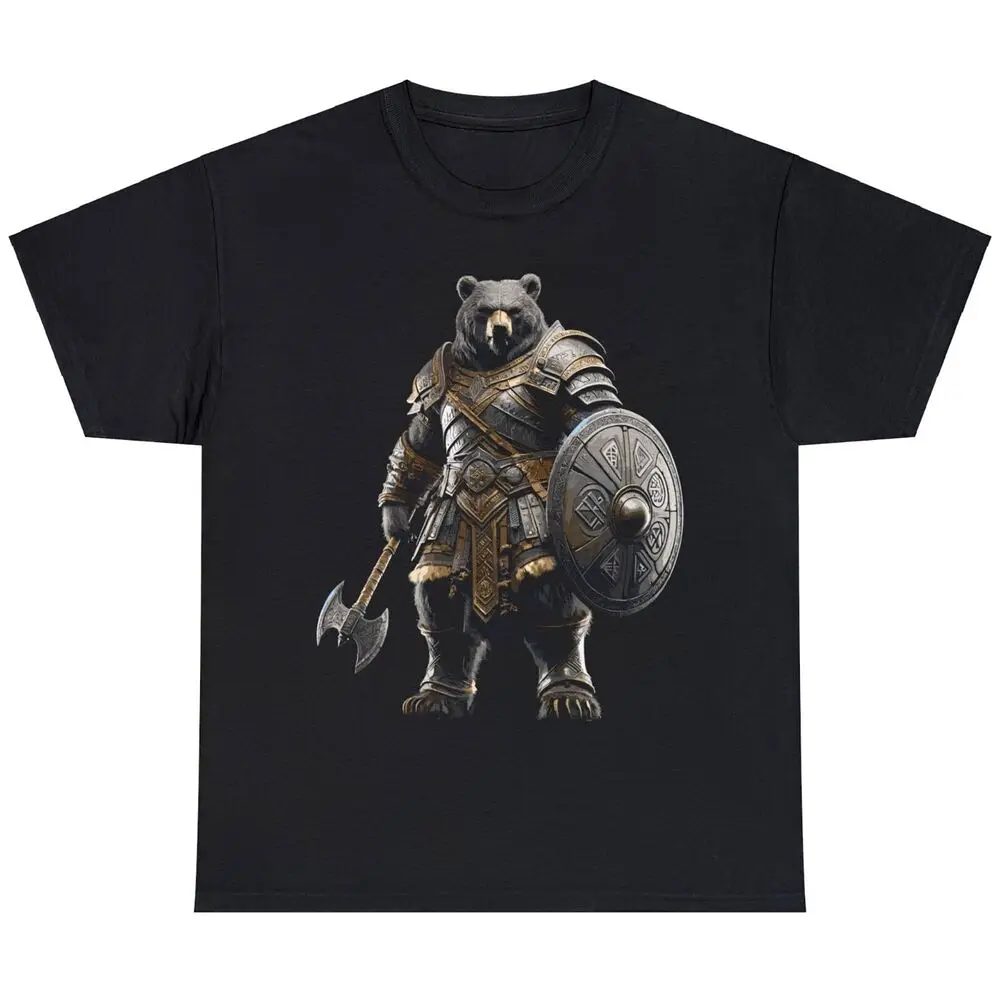 Bear Berserker s Myths Tee T Shirt Men Women Summer Tees Cotton Luxury brand vintage oversized