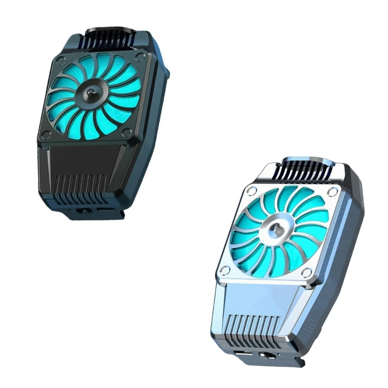 5000RPM Phone Cooling Fan Low Noise Heatsink Back Clip Type Radiator for 4-6.7in Phone Phone Cooling System