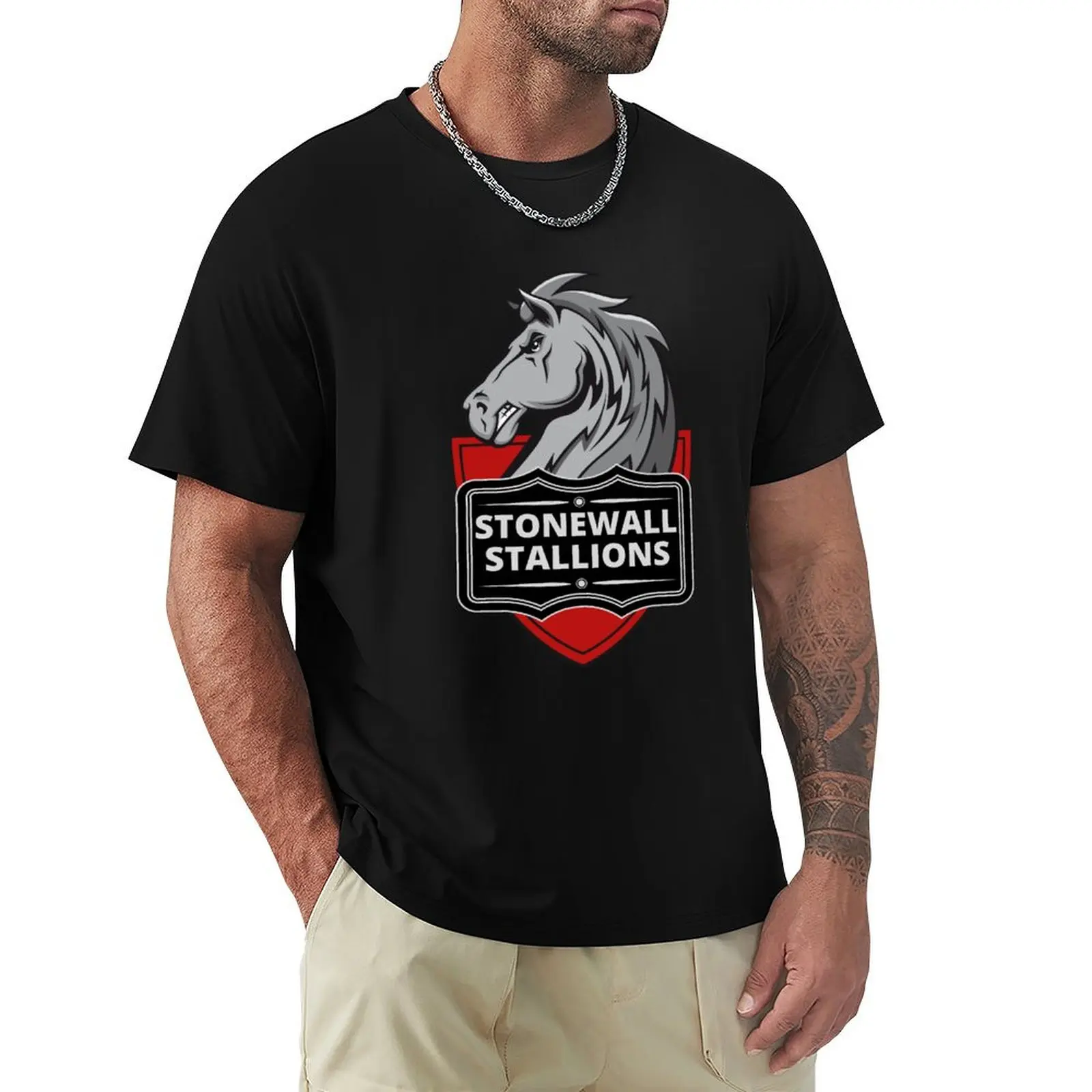 Stonewall Stallions T-Shirt graphic t shirt vintage quick-drying summer clothes quick drying men clothings