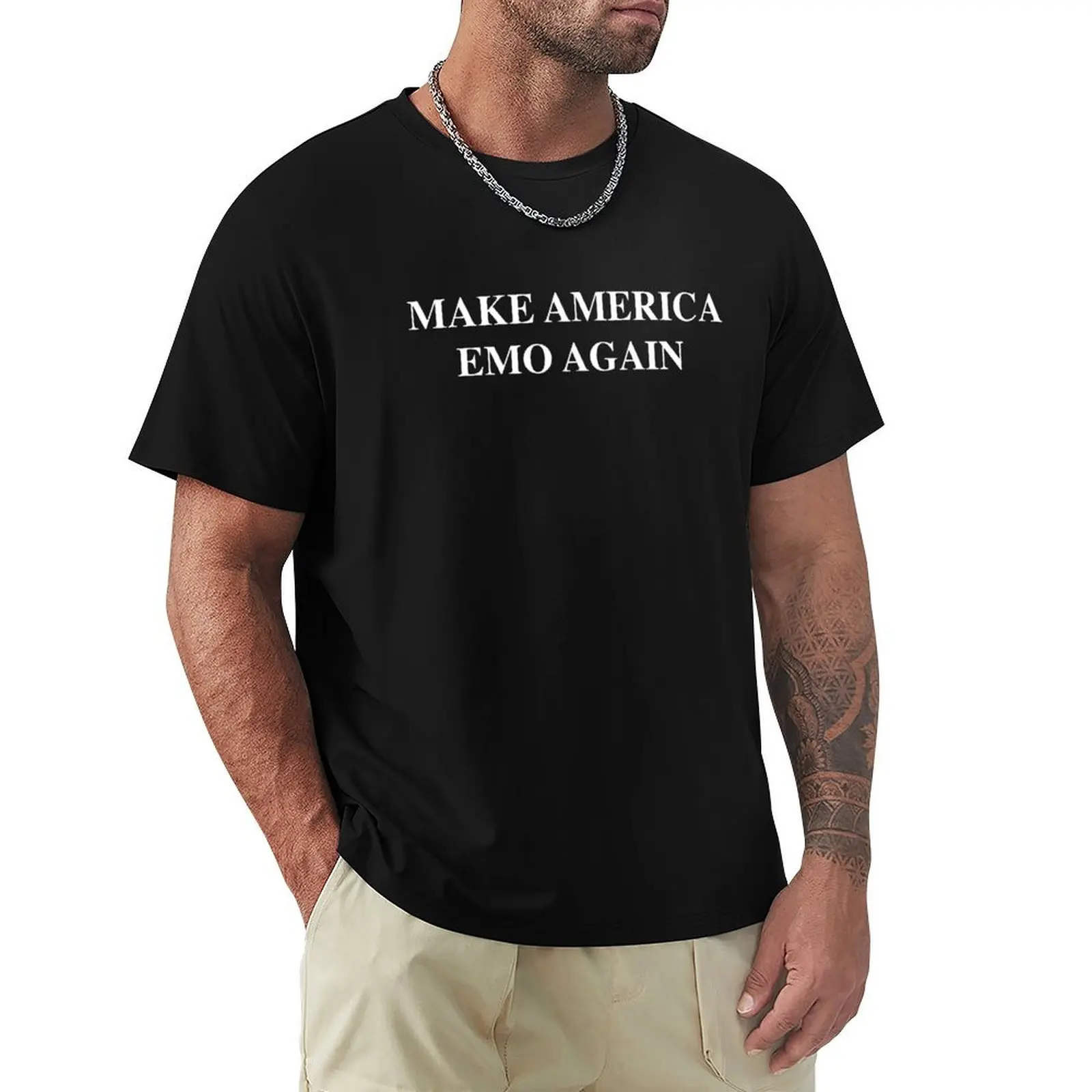 Make America Emo Again T-Shirt sports fans cute clothes men t shirts