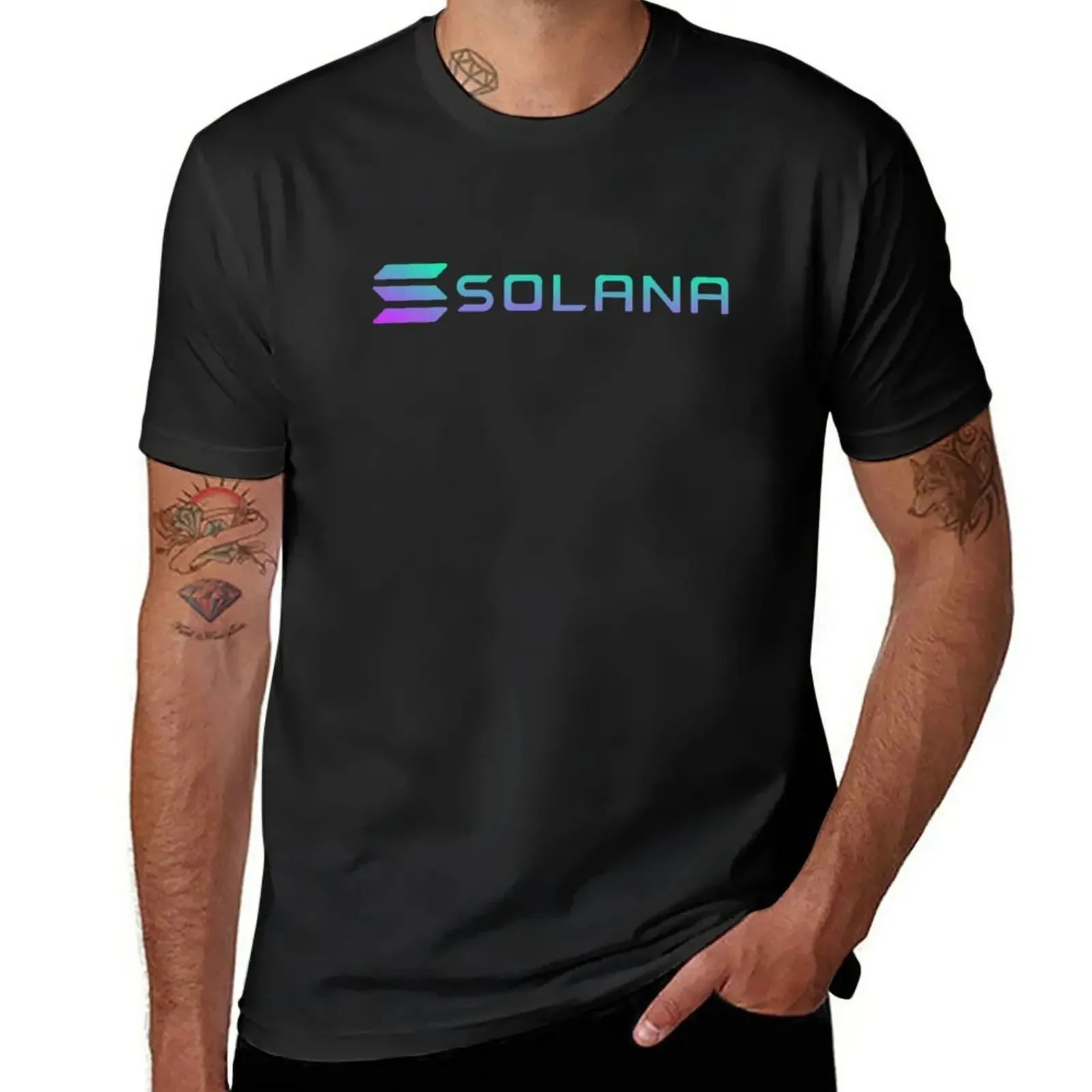 Solana cryptocurrency - Solana SOL T-Shirt tops hippie clothes summer top funny t shirts for men
