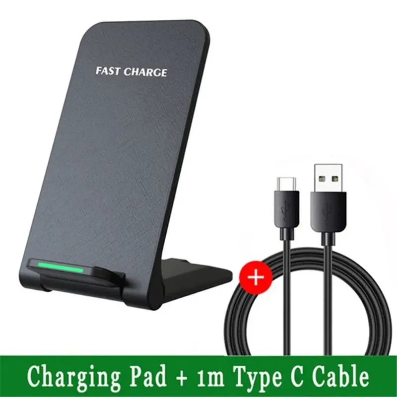 Folding Wireless Charger For iPhone 15 14 13 12 Samsung S23 S22S21 Stand Fast Charging Dock Station Phone Holder Huawei Xiaomi