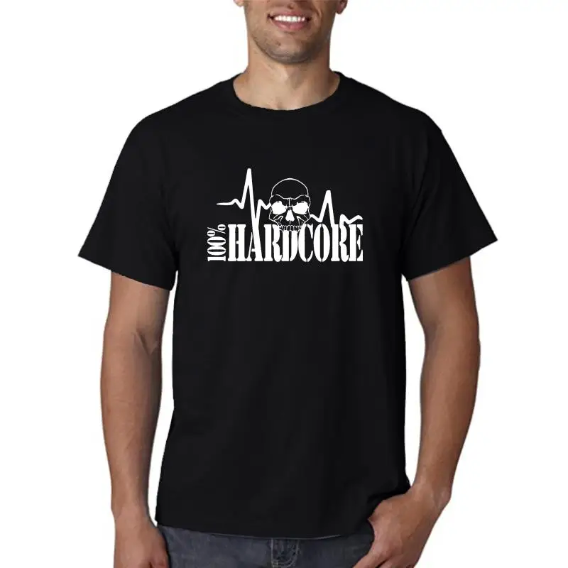 Thunderdome Hardcore Unique T-Shirt Men Round Neck Funky Cotton Anti-Wrinkle Short Sleeve Men Tee Shirt Xxxl