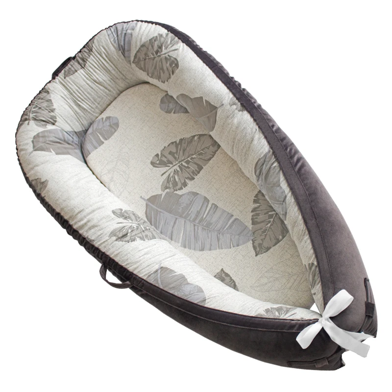 Pure Cotton Flexible Newborn Baby Portable Folding Baby Travel Bed Nest Sleeper Bed Baby lounger