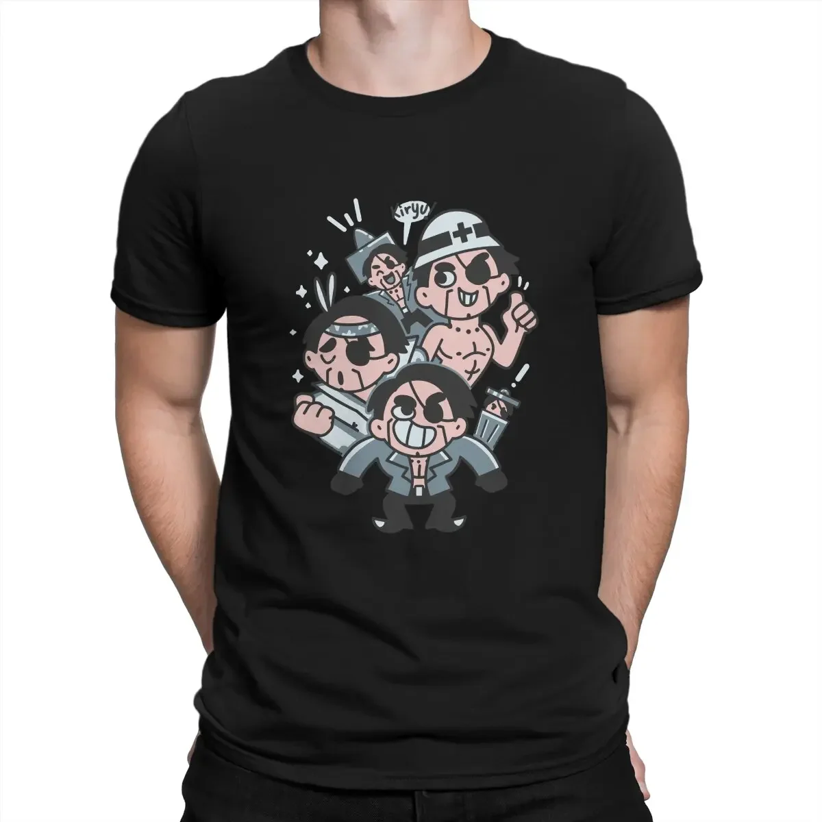 There You Are Man's TShirt Yakuza O Neck Short Sleeve Polyester T Shirt Humor Gift Idea