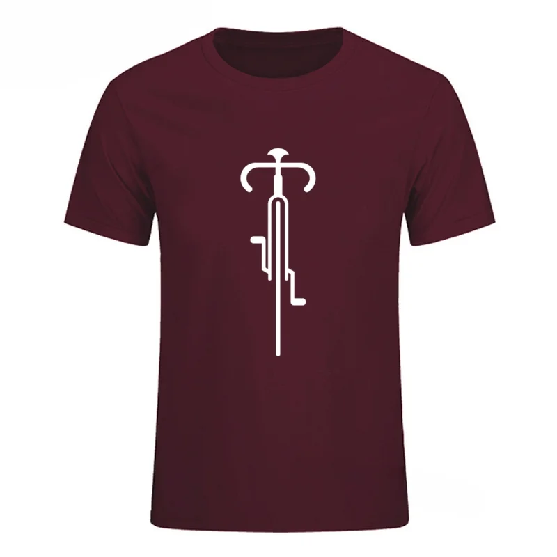 Bike Lines Cycling T-shirts Men's T-shirts Fashion Men Women Casual T-shirt Streetwear Aesthetic Hipster Tshirt Camisa